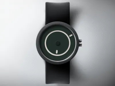 Lexon Nuno watch black light nuno rubber watch