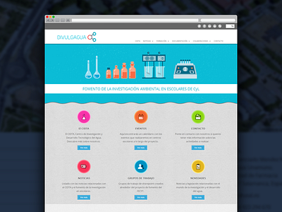 Divulgagua browser css3 html5 investigation mobile responsive water web web design