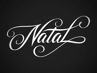 “Christmas” lettering – Vector calligraphy custom lettering customizados lettering oficina typography workshop