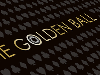 The Golden Ball Invitation invitation typography