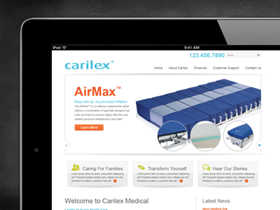 Site Preview design medical ui web
