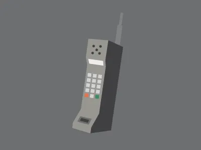 Super High-Tech Mobile Phone! grey illustration phone
