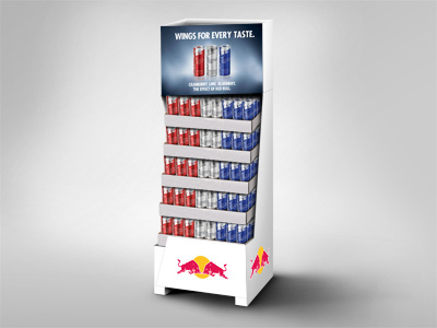 RB Stacker design photoshop redbull rendering