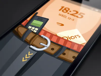 Diors_Unlock screen photoshop poseit ui unlock