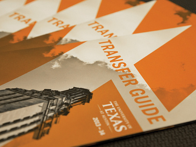 University of Texas : Transfer Guide campus college orange photography texas tower type typography university ut warm gray