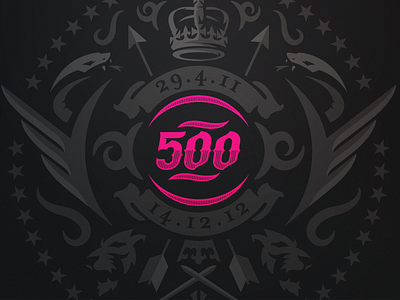 500th Shot 500 dribbble shots