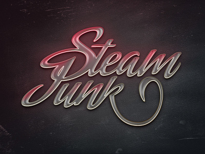 Steam Junk metal photoshop