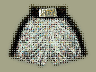 Lucky Shorts 3 halftone lucky shorts photoshop