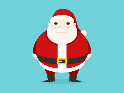 Santa illustration santa vector