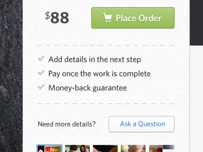 confidence bullets button ecommerce pattern texture ul zaarly