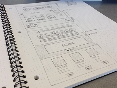 Chicago Sketch chicago homepage sketch