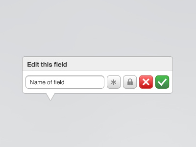 Pop Over buttons edit field pop over pop up popover popup