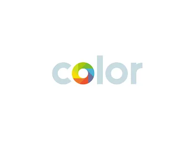 Logo (for fun) aperture logo mark pinwheel rainbow wordmark