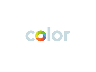 Logo (for fun) aperture logo mark pinwheel rainbow wordmark