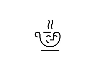 Minimalist Line Coffee Cup Logo Design with Smiley Face brand identity branding business cafe coffee cup design face friendly graphic design hipster illustration line art logo design minimalist modern shop smile specialty visual identity