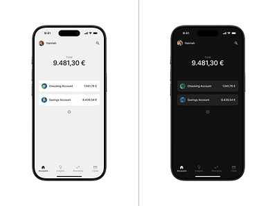 Minimal Banking App app design mobile ui ux