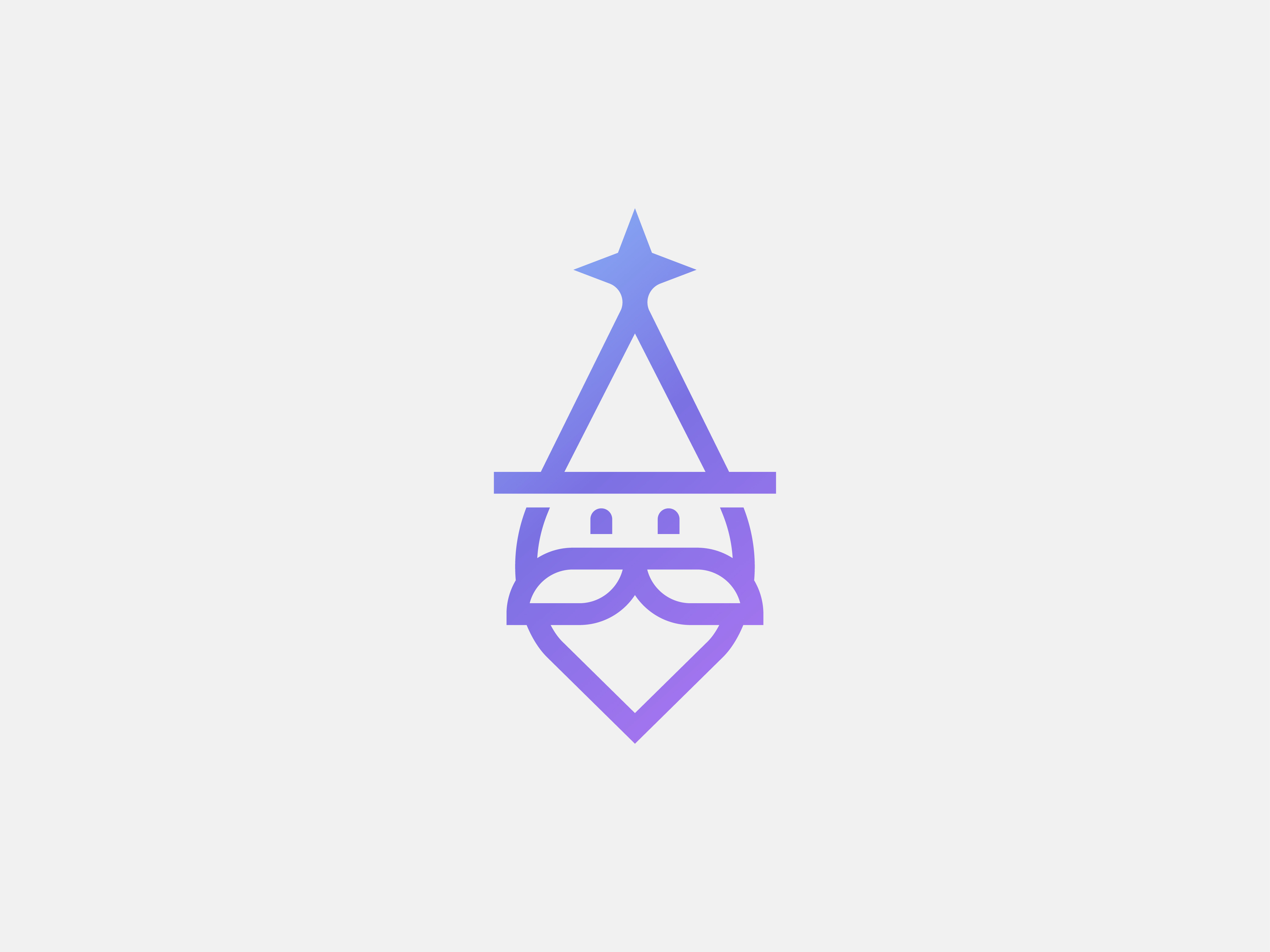 Example of Playful Wizard Head Logo Design – Magical and Fun Branding