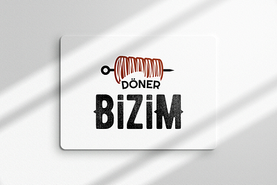 Doner Bizim Logo design abstract logo bizim logo branding doner bizim graphic design illustration logo logo design minimalist logo