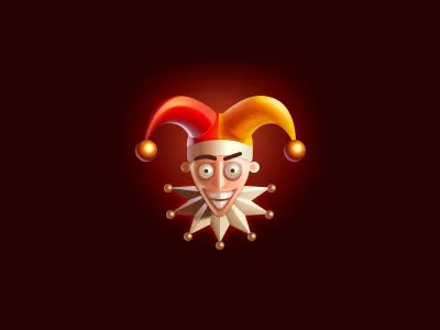 jocker clown hat jocker red yellow