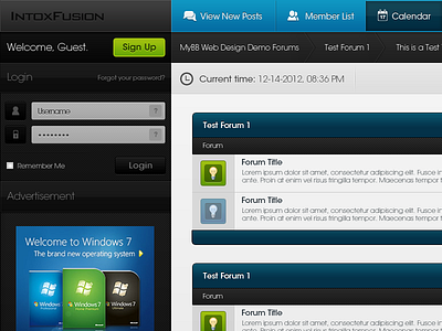 Intox-Fusion forum forum design forum skins forum themes forums mybb