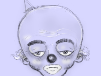 Chuckles clowns fear illustration meh sadness