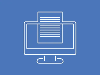 Offscreen, analog to digital computer icon screen