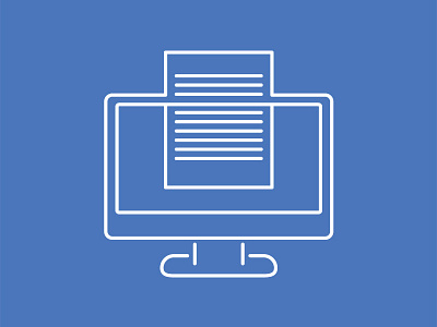 Offscreen, analog to digital computer icon screen