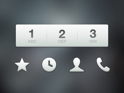 another style dialer icon ios keypad