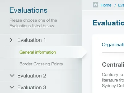 SSE User interface clean interface light navi navigation silver ui user interface vertical navigation