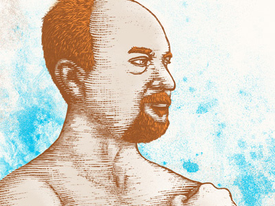 Louis C.K. Now On Sale boxing comedy diy hand made limited edition screen print trading card vintage