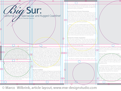 Magazine Article Layout big california culture design editorial graphic grid layout lifestyle magazine paper photography print process publication spread sur travel typography