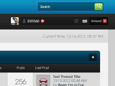 Intox - Logged in display forum forum design forum skins forum themes forums mybb