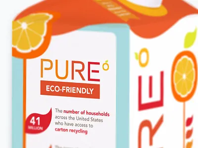 Orange Juice carton eco friendly orange juice packaging