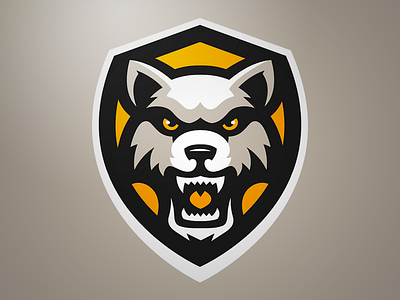 Wolves logo shield sports wolf wolves