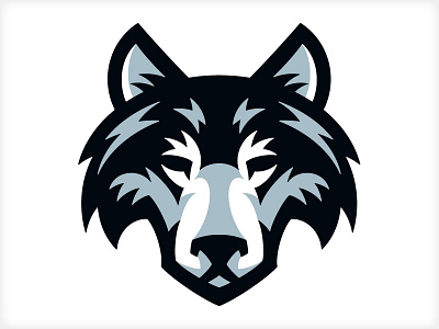 Wolf branding character logo mascot vonster wolf