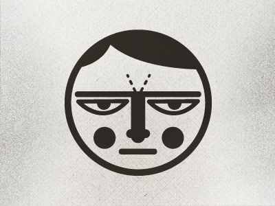 bitchface bitchface bw icon stamp
