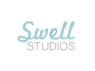 Swell Studios Logo branding design identity logo