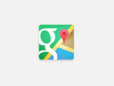 Google Maps google icon ios iphone maps vector