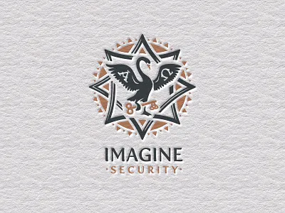 Imagine Security imagine logo security swan