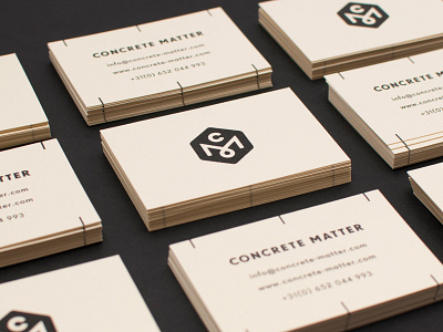 Concrete Matter. branding