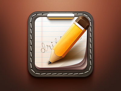 Notepad icon sanadas ui