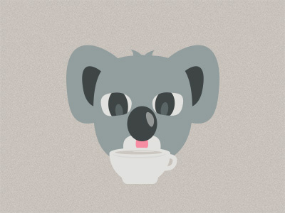 Koala Koffee coffee illustration koala