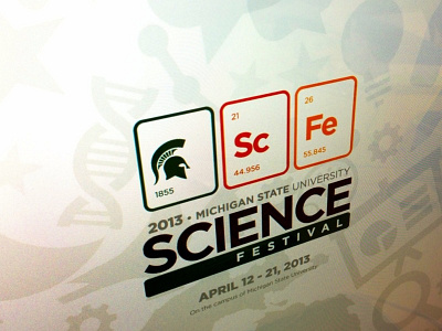 MSU Science Festival Logo branding logo msu science vector