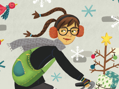 Happy Holidays from NY bike brooklyn cards hipster holiday new year new year city new york xmas