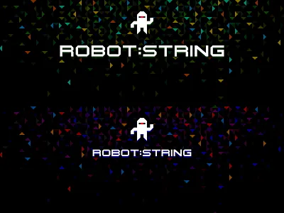 Robot:String web logo responsive robot:string site web