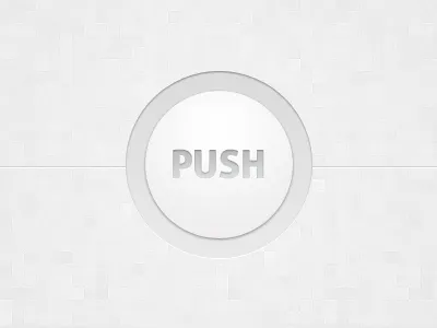Minimal White Button button design ui