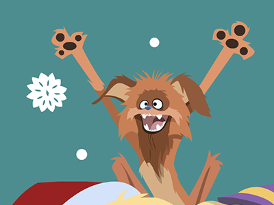piece of our 2012 Christmas card.. illustration