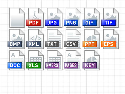 Document Icons icons rwd svg ui