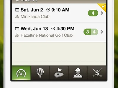 Golf app app golf ios tee time