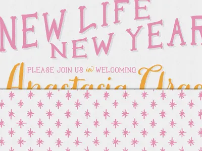 Or will it be a girl? baby birth announcement letterpress